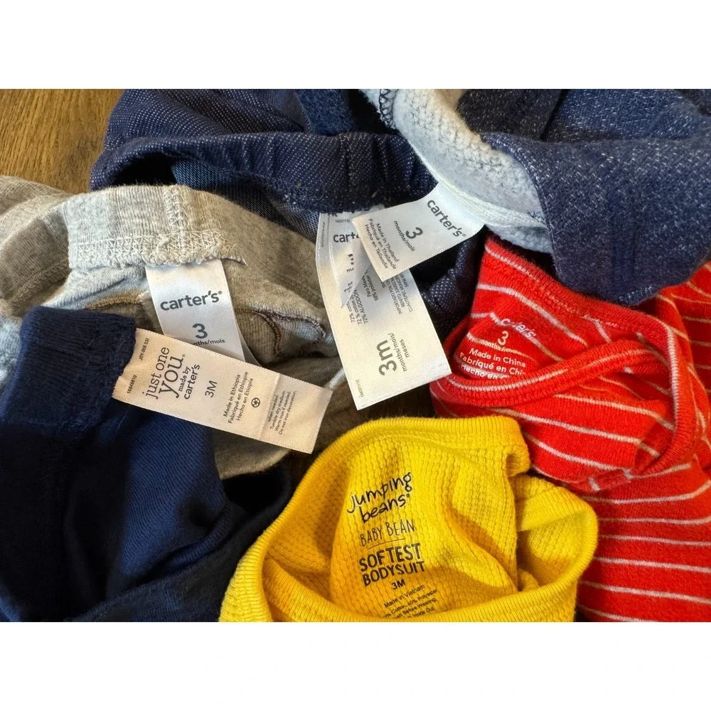 Carters Baby‎ Boy Clothes 3 Months Outfits Pants Shirts Hoodie Jacket Bundle Dog
